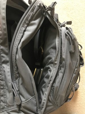 Side pass through pocket