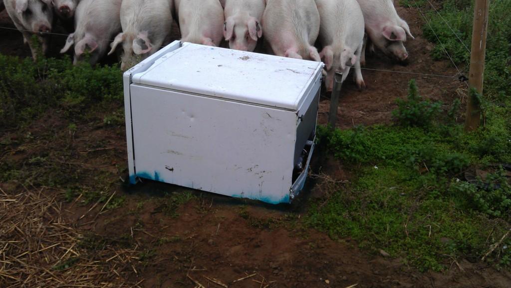 Marking out the hole